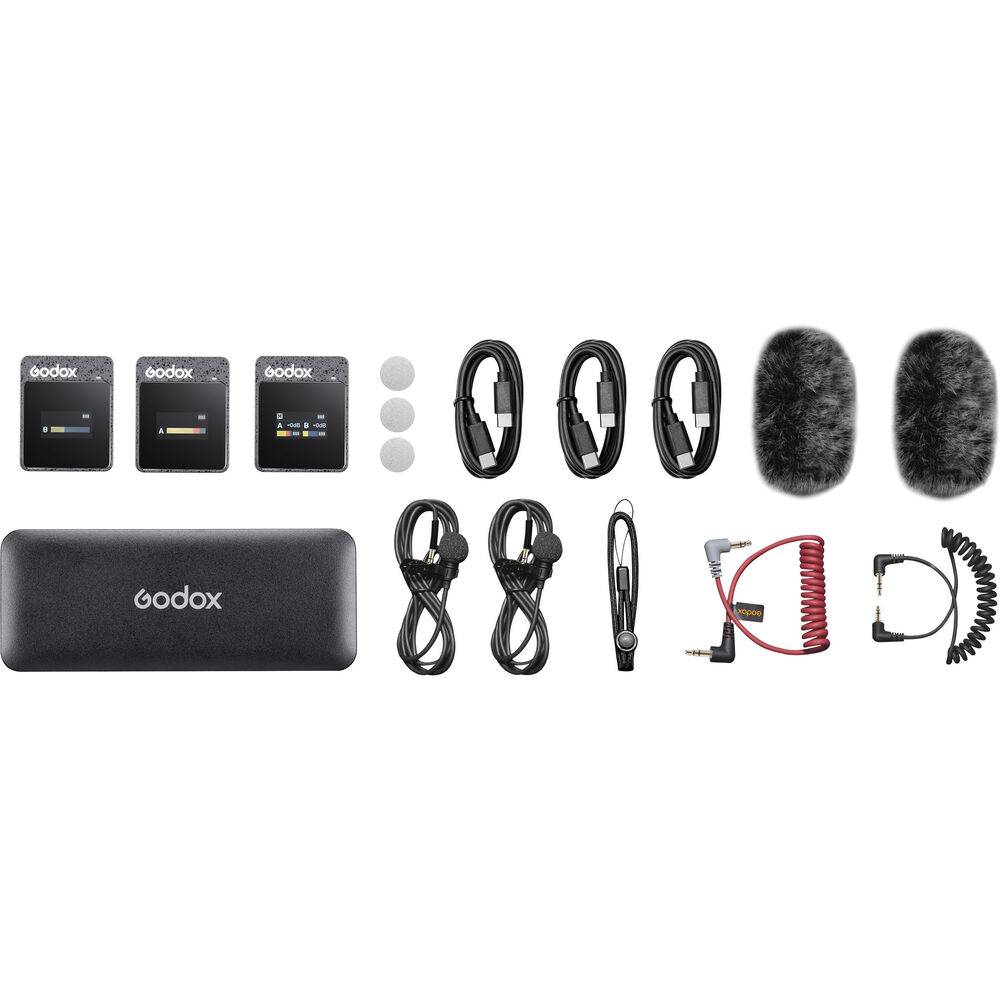 Godox MoveLink II M2 Compact 2-Person Digital Wireless Microphone System - 7
